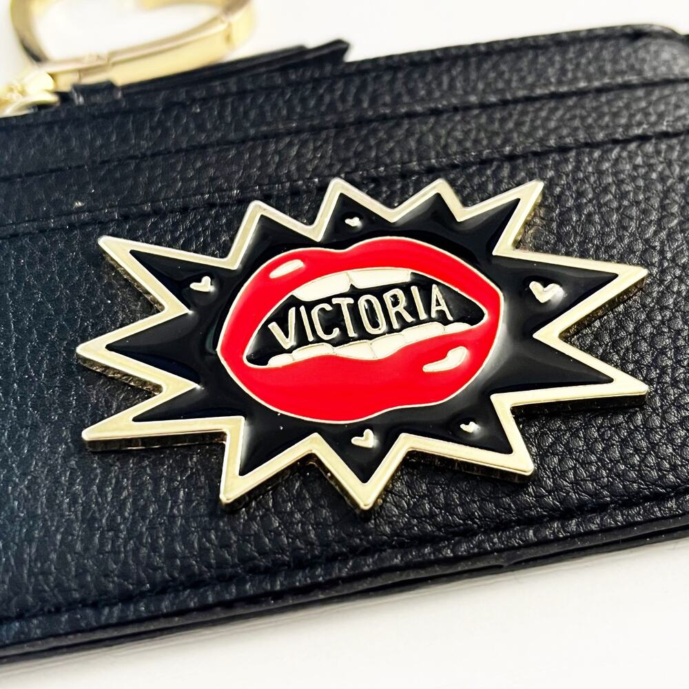Victoria's Secret Vintage 90's Lips Credit Card Change Holder Wallet - Picture 2 of 5